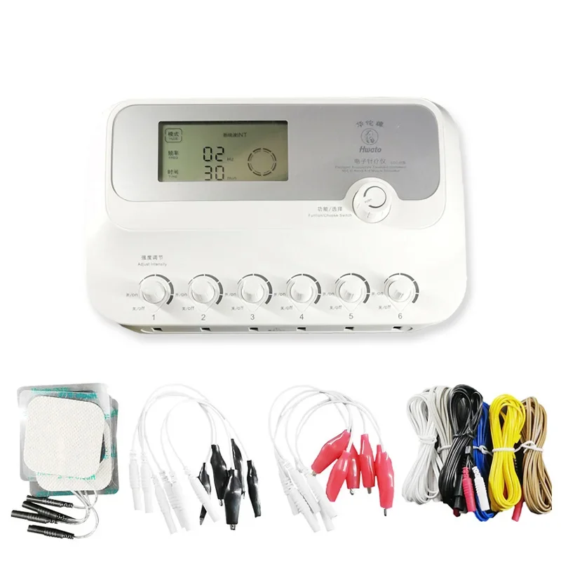 

Hwato SDZ III Electro Low-Frequency Acupuncture Stimulator 6 Channels Acupuncture Needle Treatment for Nerve and Muscle Massage