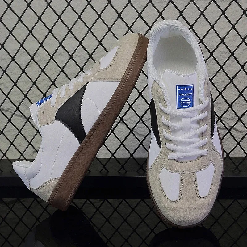 

New Men's Retro and Versatile Sneakers Comfortable Lightweight Soft-soled Fashionable and Casual Sports Shoes De Xun Shoes