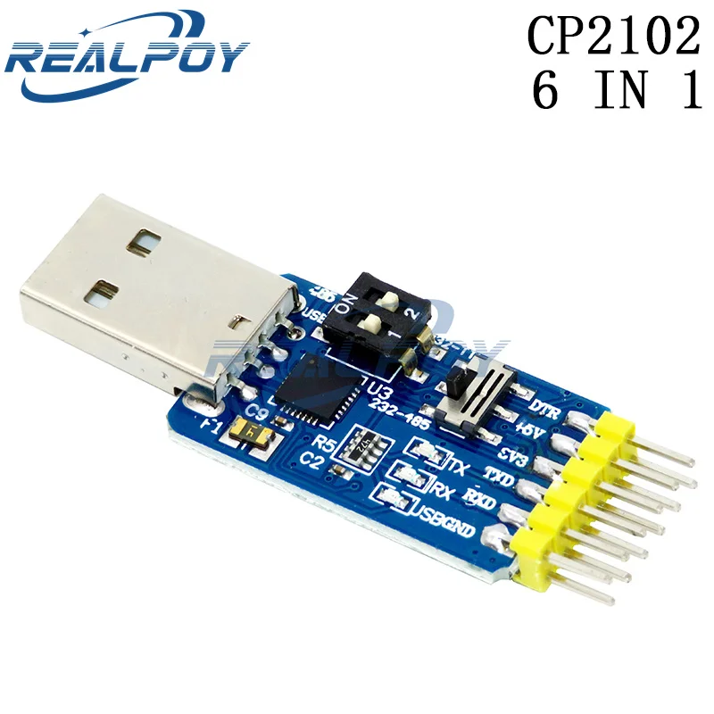 CP2102 Micro USB 2.0 to UART TTL 5PIN Connector Module Serial Converter STC Replace FT232 USB TO TTL CH340G PL2303 for arduino