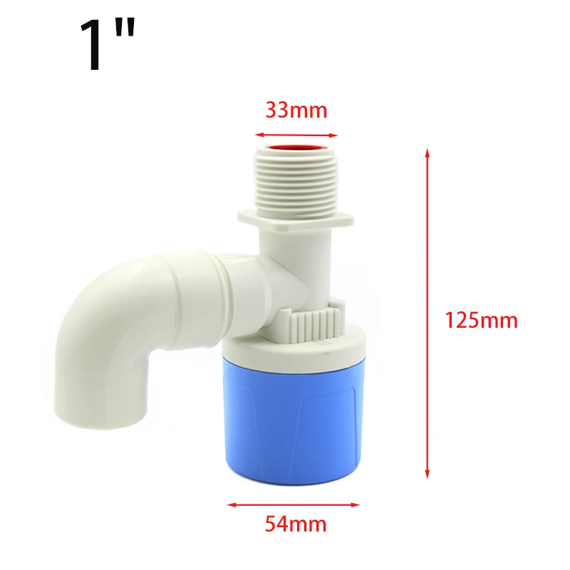 1/2" 3/4" 1" Automatic Water Level Control Float Valve | Ball Cock for Water Tank Tower Pool | Inlet Valve with Auto Stop Switch