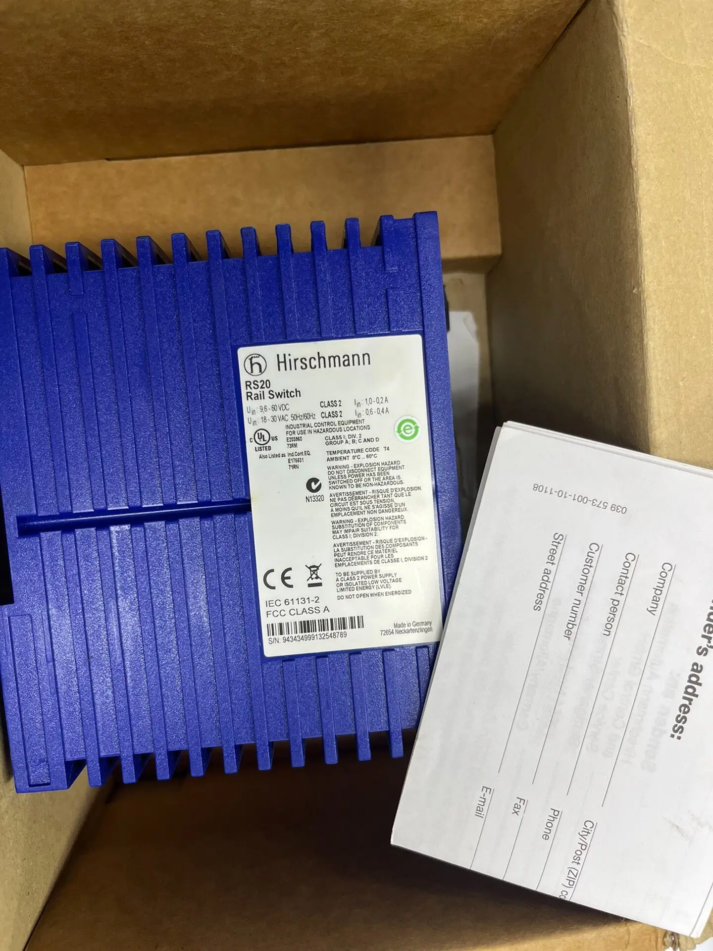 SPIDER 5TX Hersman Ethernet Monitoring Unmanaged Industrial Switch SR2