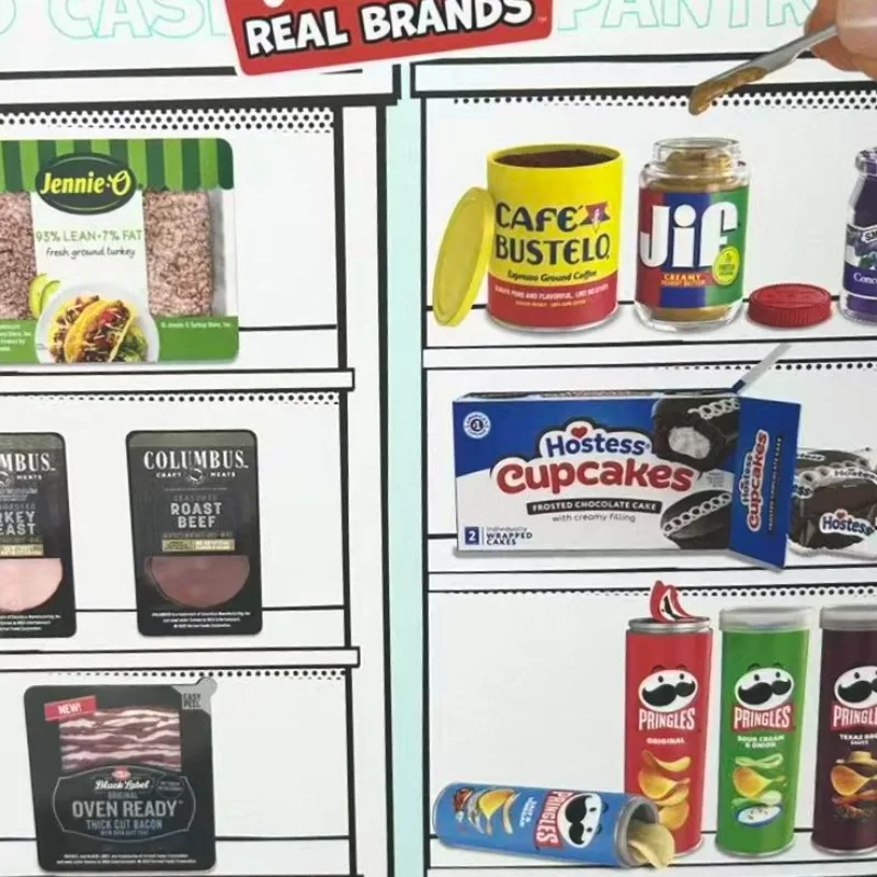 مفاجأة جديدة MGA Miniverse العلامات التجارية الحقيقية كرة سوبر ماركت صغيرة لتقوم بها بنفسك ماركة لعبة صغيرة الحلي الراتنج اللعب مجموعات الالعاب هدايا للفتيات