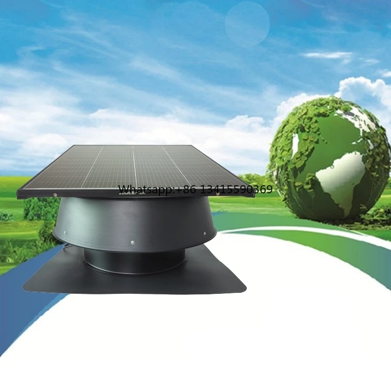 

24-Inch Heavy Duty Commercial Solar Roof Ventilation Fan for Hot Climates High Exhaust Performance
