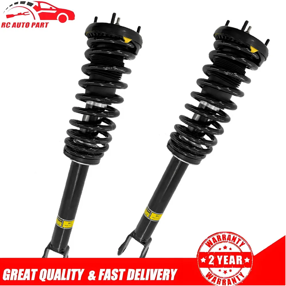 2X Front Shock Asorbers Struts Assys w/o Electric For Jaguar XF RWD 2009 2010-2015 C2Z5526 C2Z5527 C2Z26736