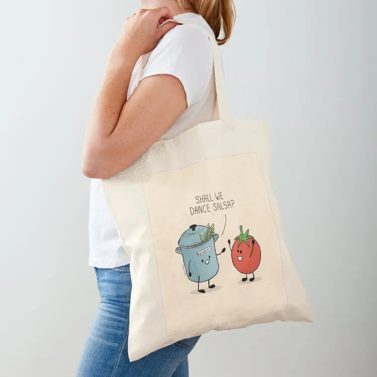 

Shall we dance Salsa Tote Bag Women's beach bags tote bag custom tote bag Women bags
