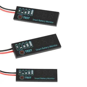 12V/24V/36V/48V 電池電量指示器 18650 鋰電池容量充電測試器 LED 指示燈顯示板 3-14S 12 最佳銷售 12V顯示屏 - №8