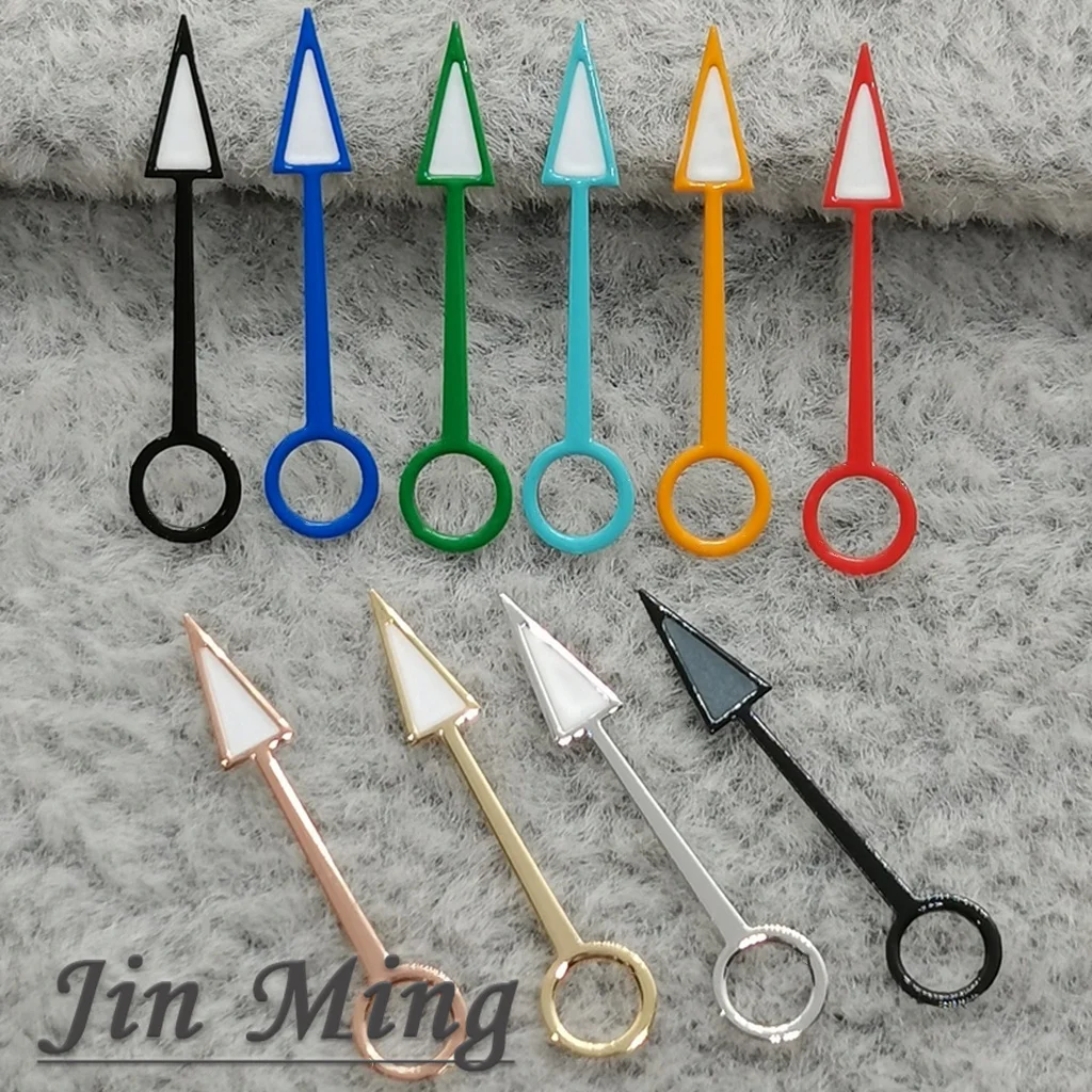 High Quality Watch Hands NH34 12.5mm GMT Silver Black Blue Orange Gold Red For NH34 Movement Watches Accessories Green Luminous