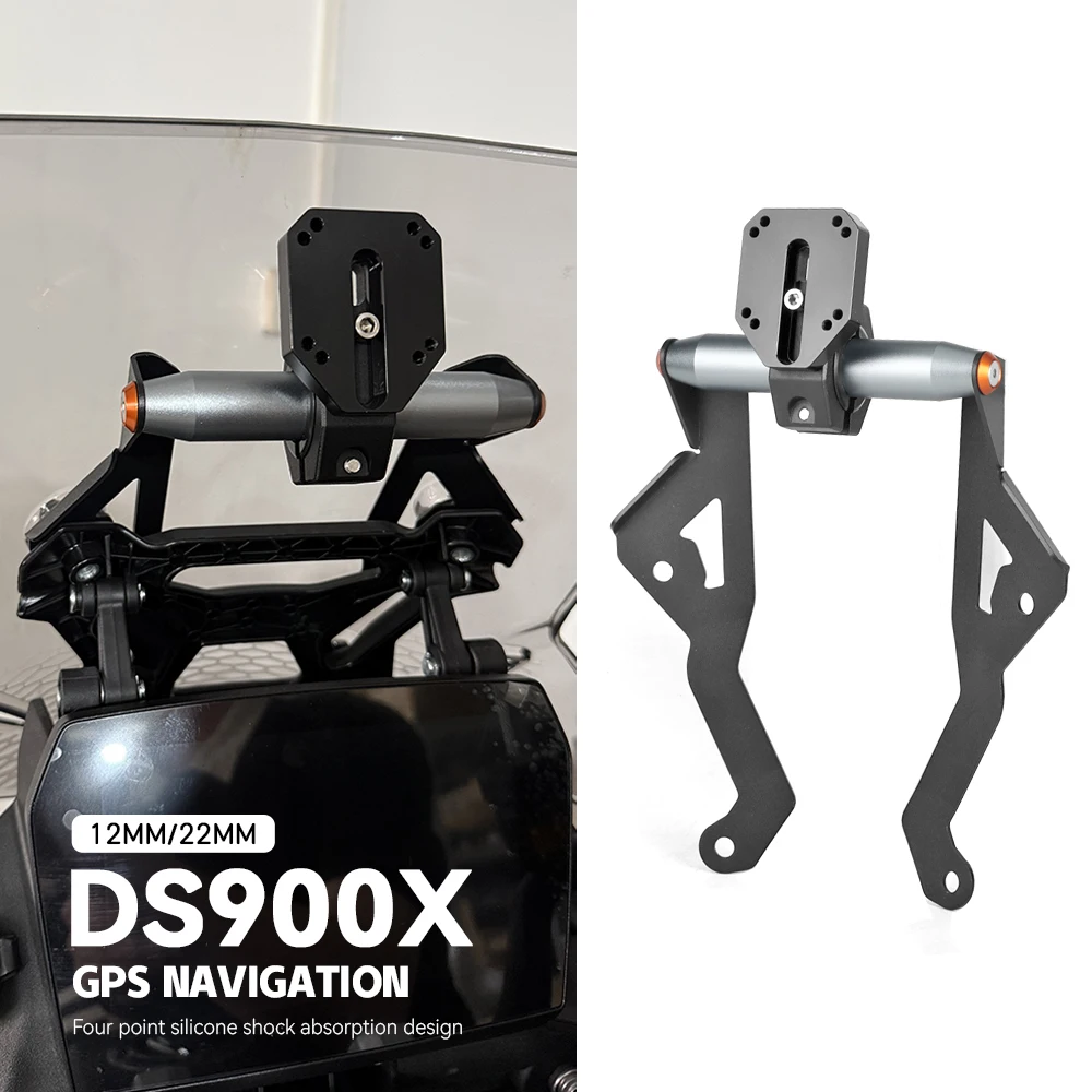 オートバイのgpsナビゲーションブラケット、携帯電話マウントブラケット、voge-ds900x、dsx-900、電話アクセサリー、12mm、22mm