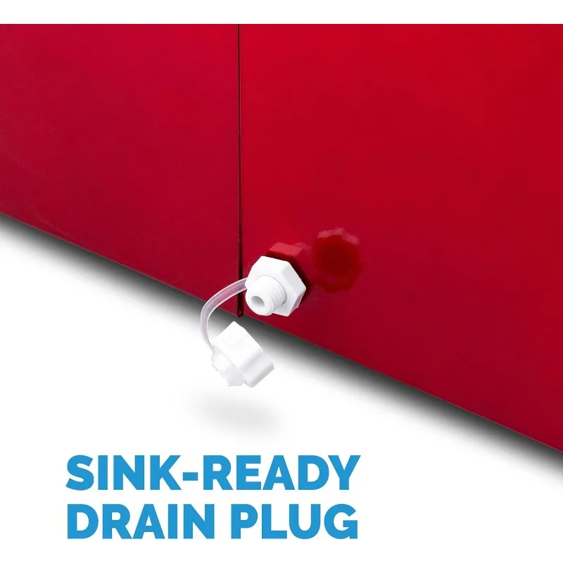 ماكينة صنع الثلج Newair Bullet - ماكينة صنع كونترتوب 28 رطلاً/يوم، خالية من مادة BPA، ماكينة صنع الثلج المحمولة، ماكينة صنع المكعبات ذات 3 مقاسات