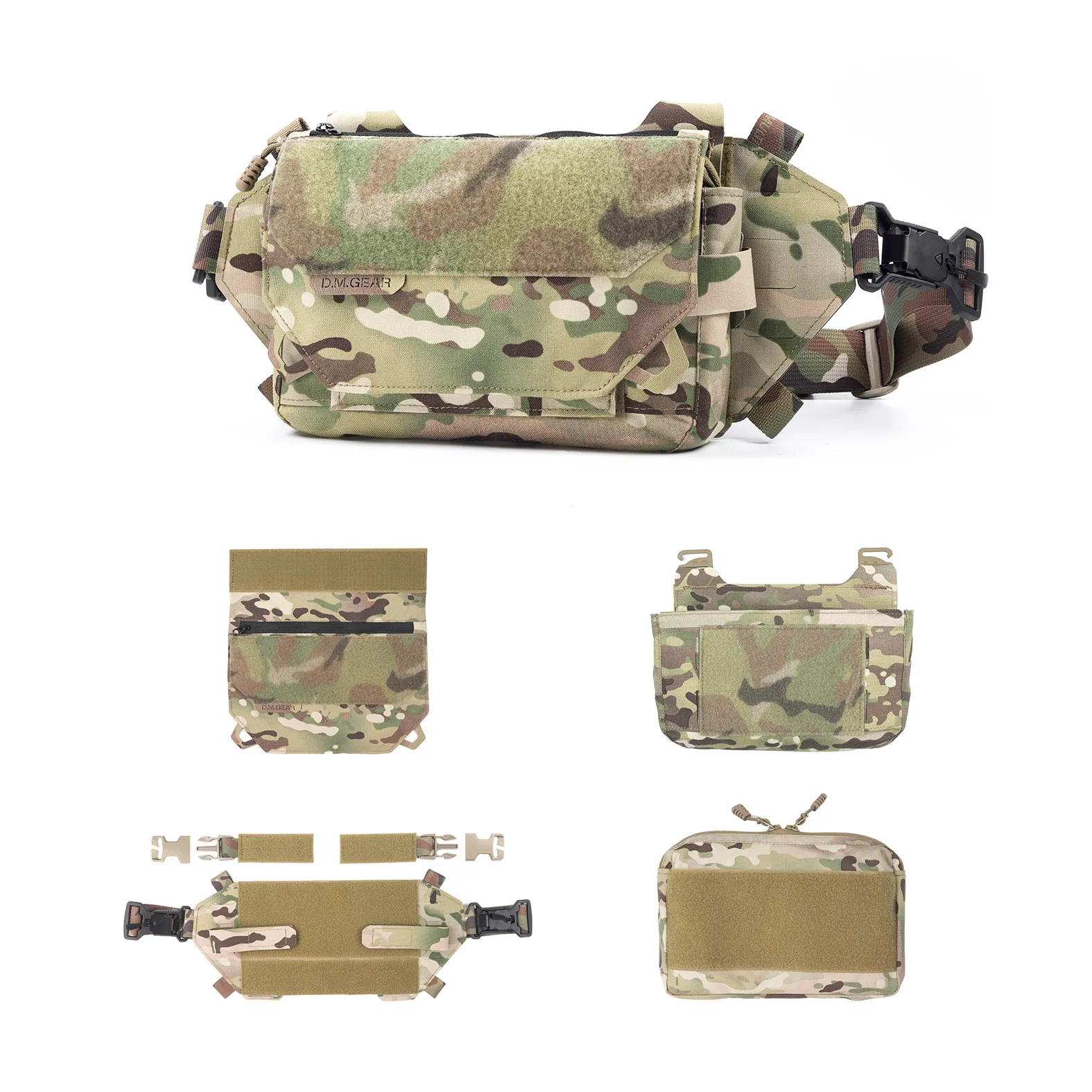 Dmgear 1120xオリジナルの多機能ウエストバッグタクティカルチェスト