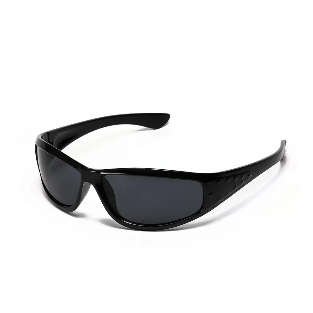 Y2K Silber Sonnenbrille Farbe ausgehöhlt Zukunft Sinn für Technologie Hot Girls Net Red Sonnenbrille Frauen Sonnenbrille trendige Männer
