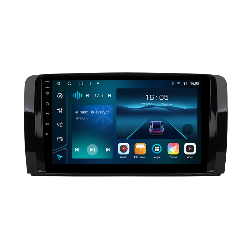 

Автомобильный радиоприемник Krando Android QLED с экраном 360 и GPS-навигацией для R300 R350 W251 2007-2011, головное устройство