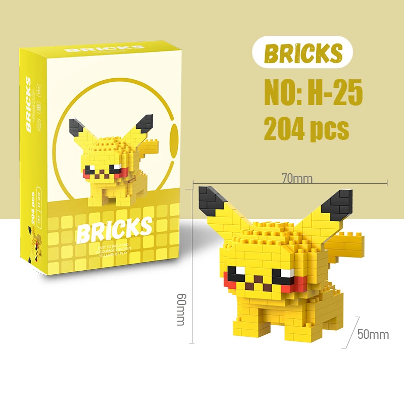 Gengar Spielzeug Lega Bausteine Pokémon Action Cartoon Charakter Pikachu Bulbasaur Charmander Modell Für Kinder Geburtstag Geschenke
