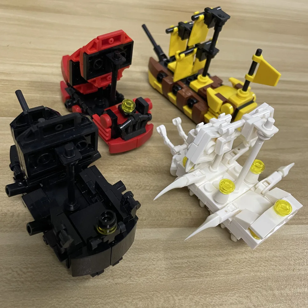 

Совместим с LEGO креативные строительные блоки серии мини пиратский корабль MOC маленькие частицы черный жемчуг Аллен модель подарок