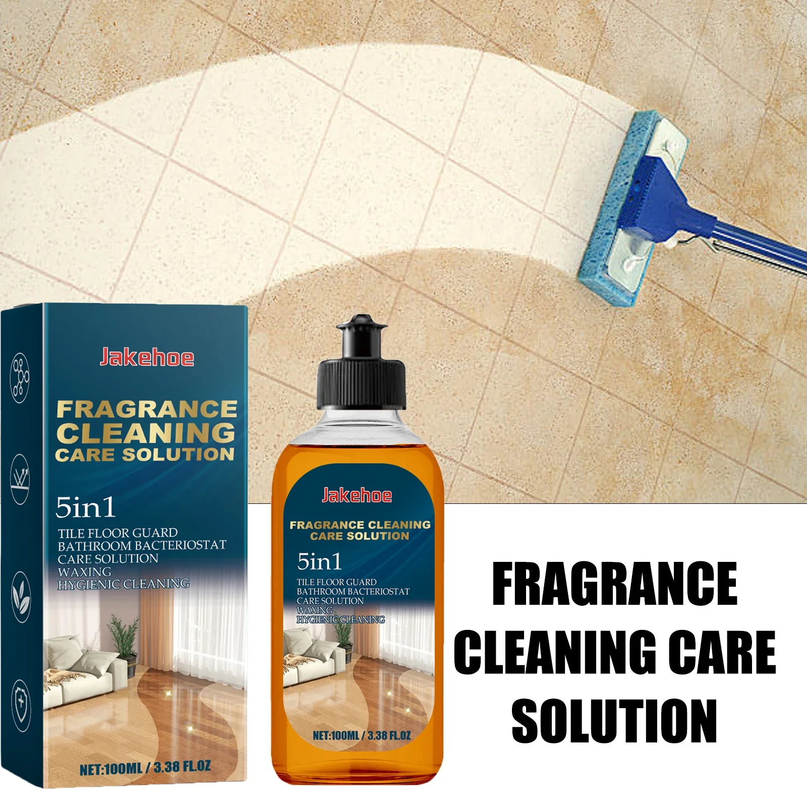 Multi Purpose Floor Cleaner Liquid Tile Care Cleaning Solution Stain Removal Long Lasting Fragrance Household Cleaning Supplies