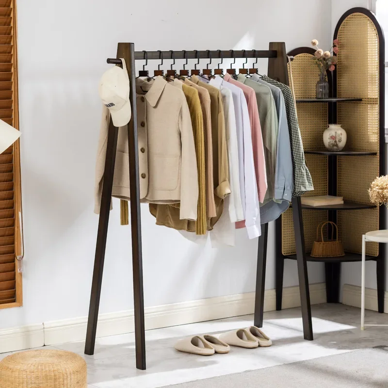 

Coat Rack Floor-to-ceiling Hanger Bedroom Room Vertical Drying Clothes Rack Nanzhu Hanging Hanger
