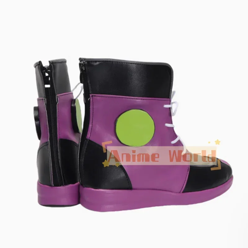 Hololive Virtual YouTuber Murasaki Shion Seventh Costume Cosplay Shoes Halloween Carnival Boots Custom Made