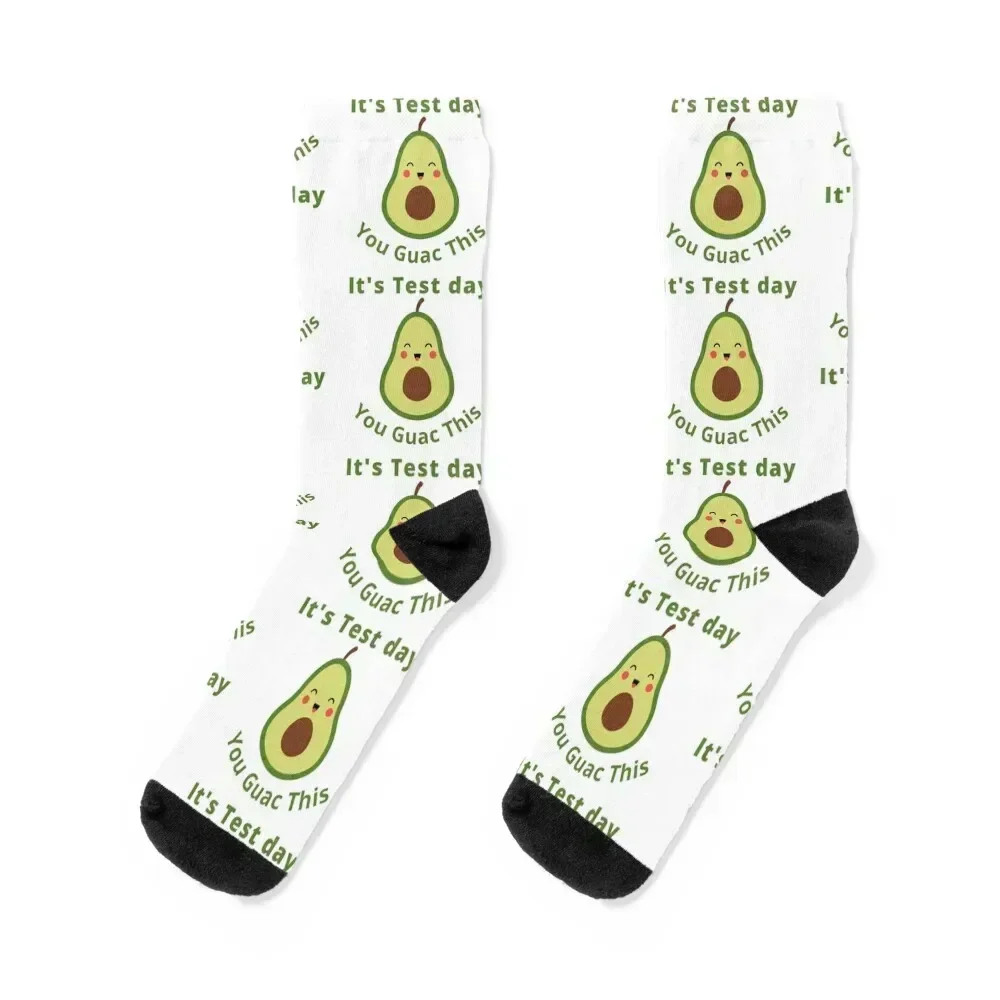 

It's Test Day You Guac This Socks cycling Stockings man sport luxe Luxury Woman Socks Men's