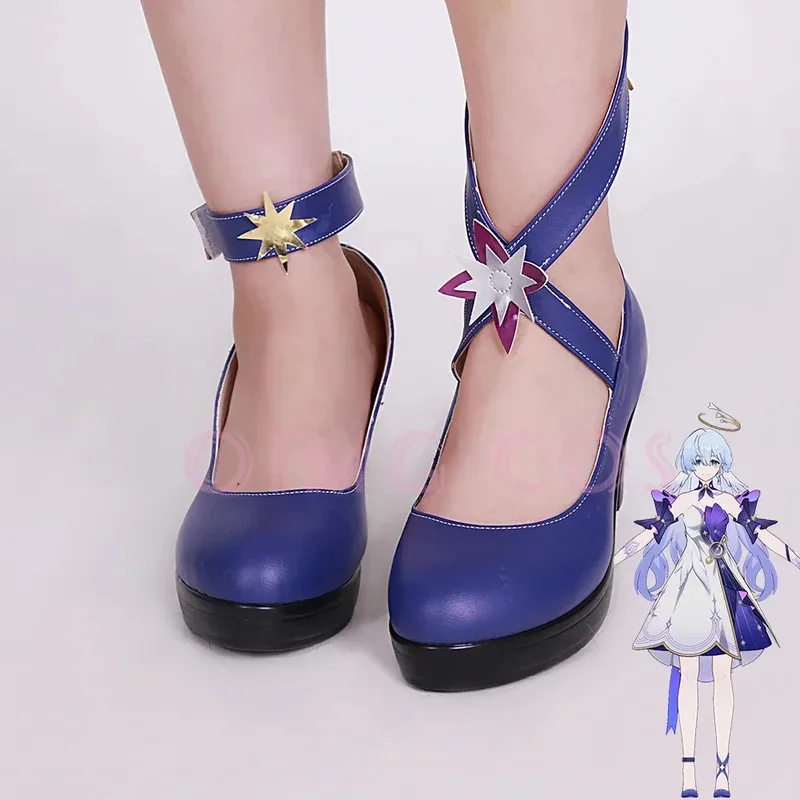Genshin Impact Robin Scarpe Cosplay Anime Stile cinese Halloween Giochi di ruolo oggetti di scena per donne Gioco
