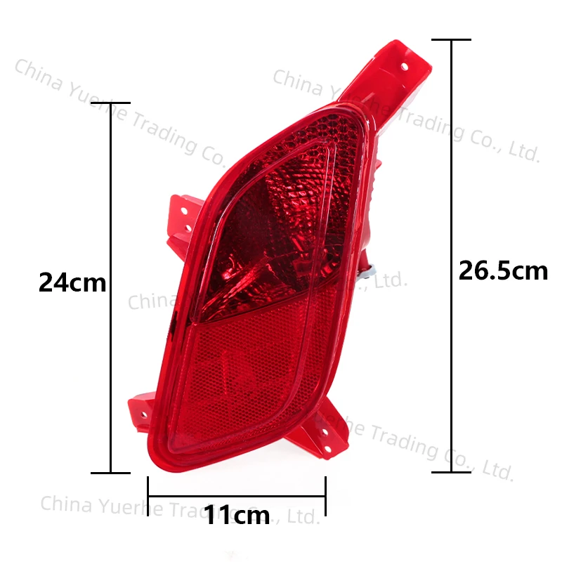 

For Hyundai Veloster 2012-2017 Car Rear Bumper Light Reflector Brake Stop Fog Tail Warning Signal Lamp 924062V100 924052V100