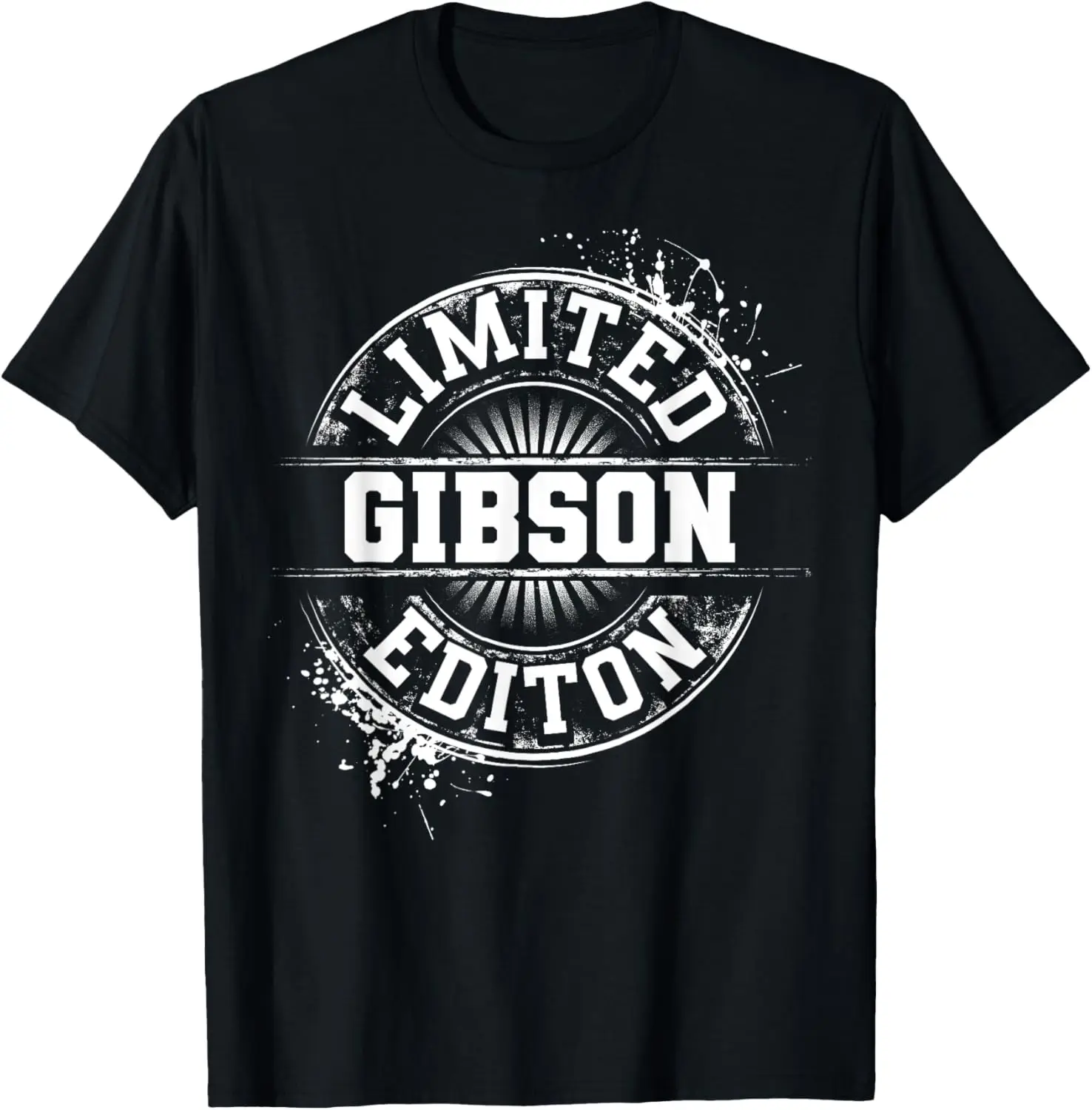 

GIBSON Funny Surname Family Tree Birthday Reunion Gift Idea T-Shirt