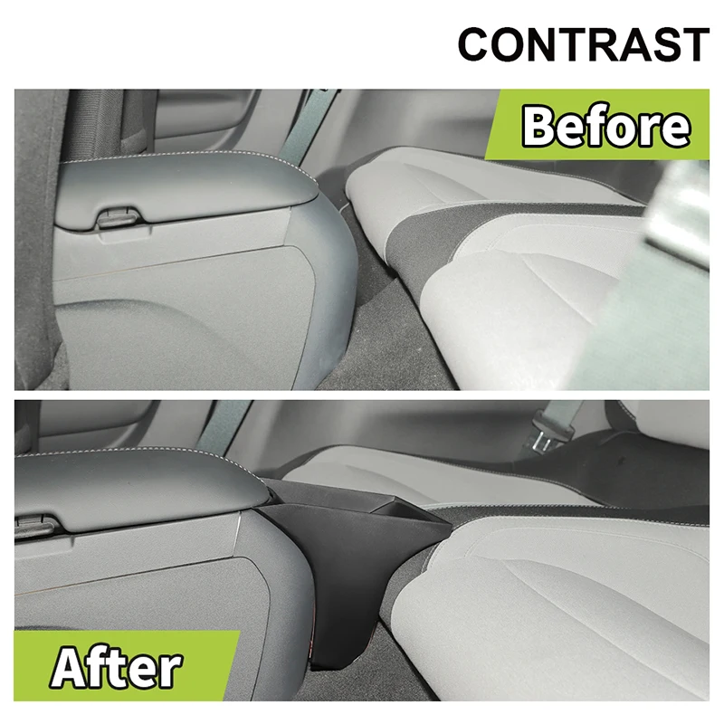 باوا ABS صندوق تخزين خلفي لفورد موستانج 2015-2025 منظم تستيفها الملحقات الداخلية #3