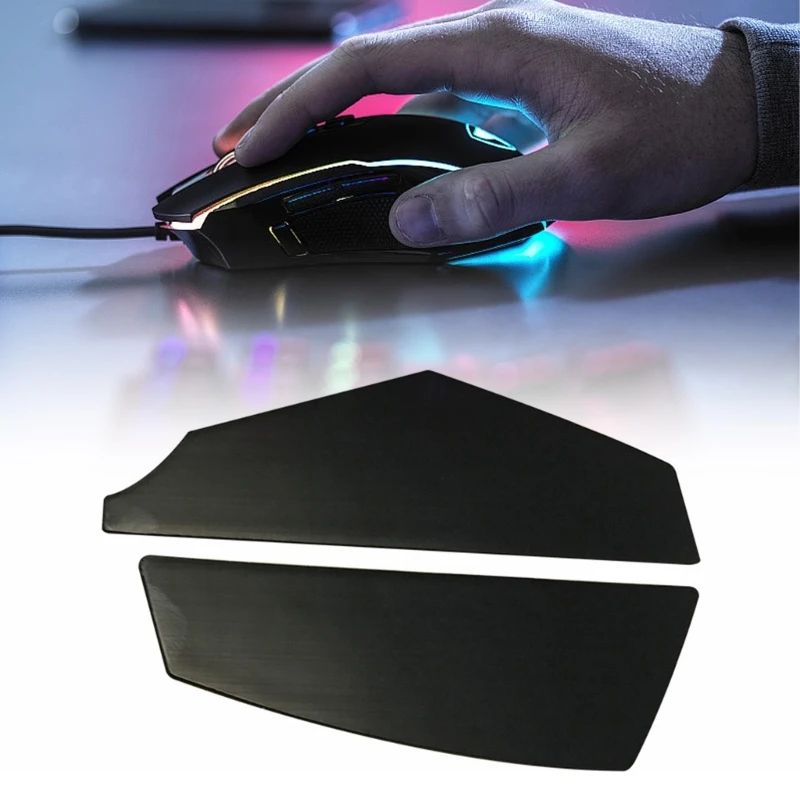 2Set Mouse Feet for Logitech G600 Mouse Replacement Mouse Feet Glides Curved Edges Mouse Feet Sticker