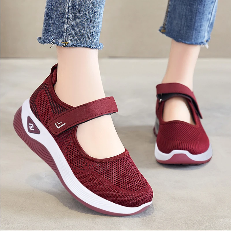 2024 Summer New Women\'s Casual Shoes Fashion Comfort Soft Sole Breathable Hollow Out Walking Shoes for Women Zapatos De Mujer