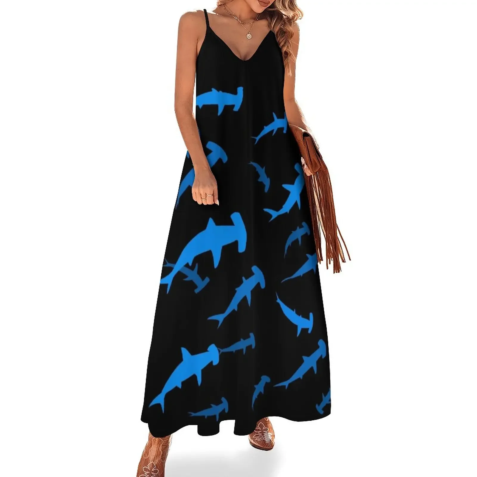 

Hammerhead shark Sleeveless Dress summer dress woman 2024 dress dresses sexy for women