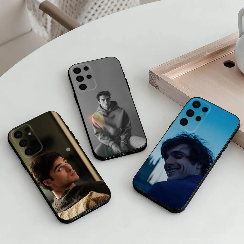 

Handsome J-Jacob E-Elordi Phone Case For Samsung S25,24,23,22,30,21,10,9,Ultra,Plus,Lite,FE,4,5 G Soft Black Case