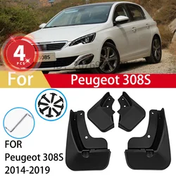 For Peugeot 308 308s Mk2 2014 2015 2016 2017 2018 2019 2020 2021 Mud Flaps Guards MudFlaps Fender Mudguards Car Accessories