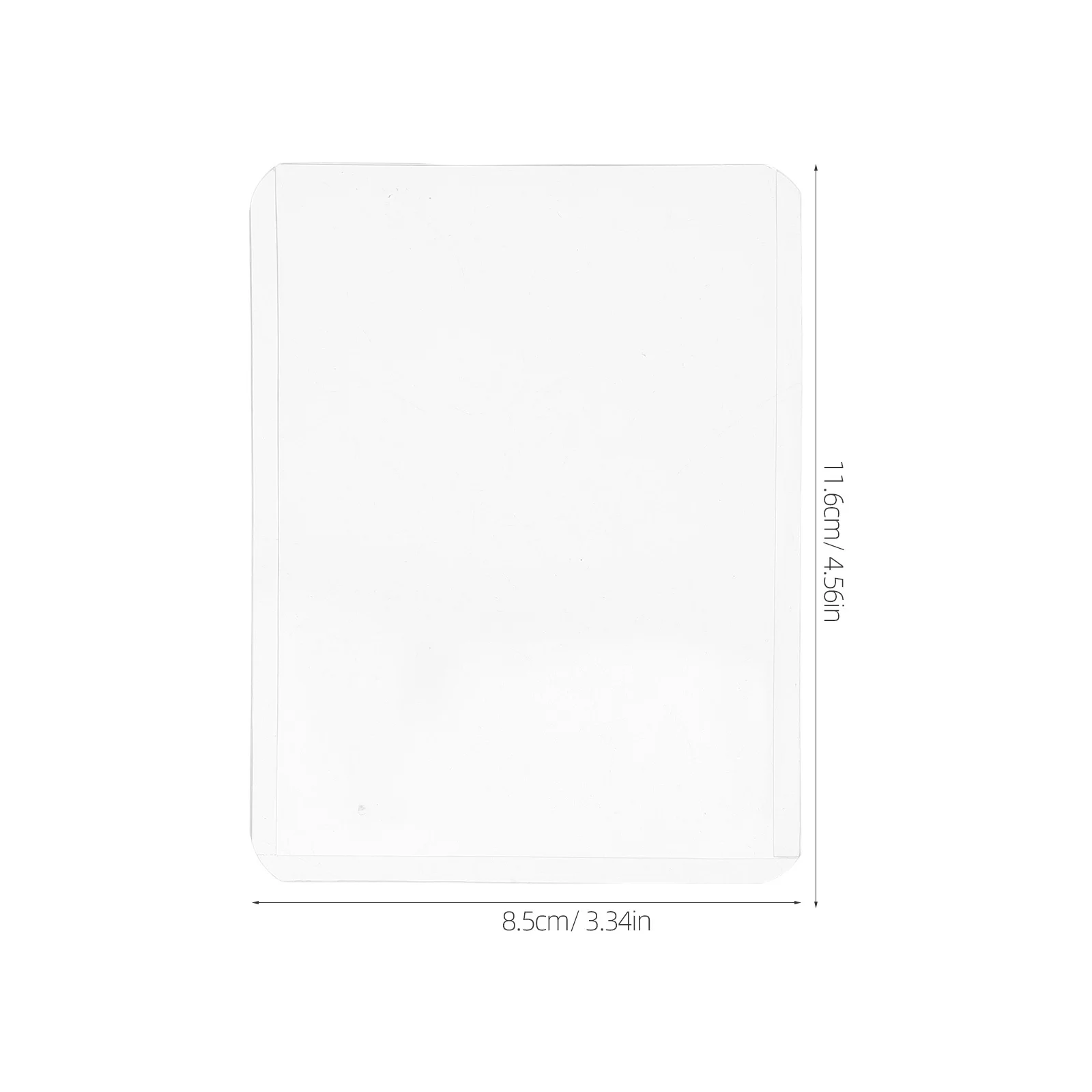 3 個のクリアフォトプロテクタースリーブ、耐摩耗性 ID カードケース、旅行やオフィスなどさまざまな場面での日常使用に最適