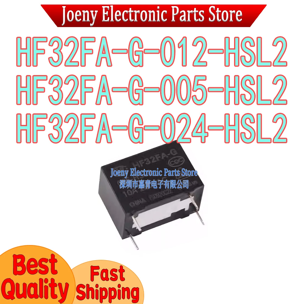 

HF32FA-G/005/012/024-HSL2 5V 12V 24VDC 4 Feet A Group of Normally Open s
