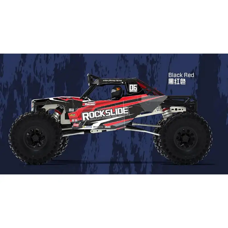 Yk4061 1:6 초저중심 록 슬라이드 시뮬레이션 원격 제어 사륜구동 오프로드 등반 차량 모델