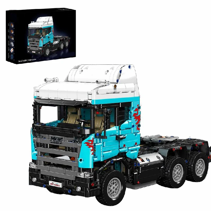 クリエイティブトラクターヘッド輸送車両ビルディングブロックセット大型トラックローリー組立レンガモデルキット大人子供ギフト2060個