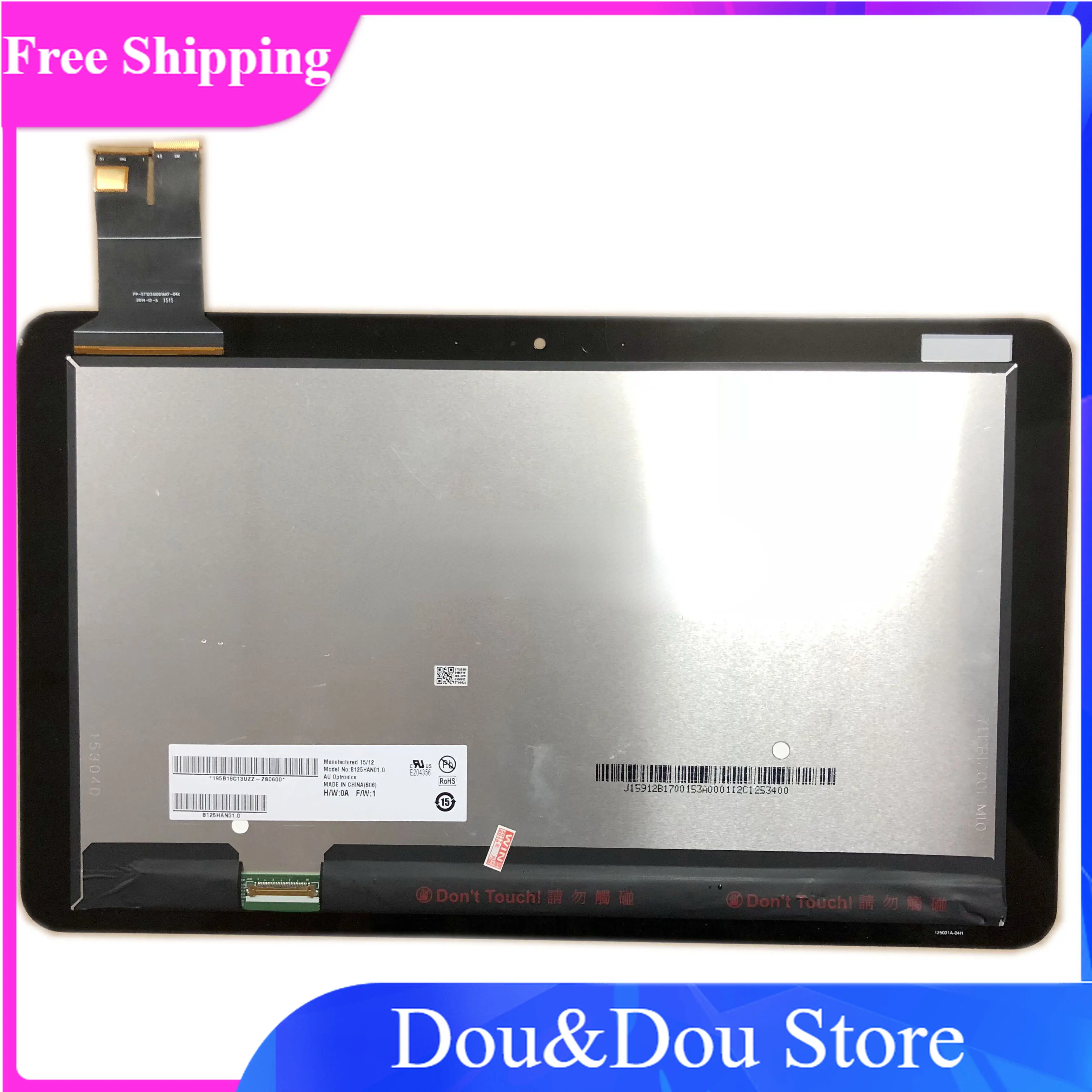 

Grade B For Asus T300chi T300 CHI B125HAN01.0 12.5" 1920*1080 LCD LED Touch Screen Digitizer Glass Assembly