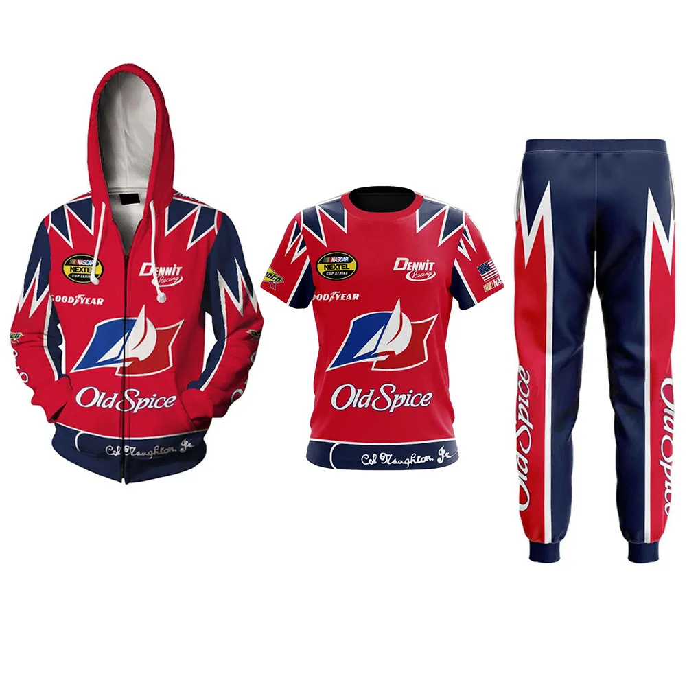 Talladega Cos Nights Cal Naughton Cosplay Cosutme Adult Man Joggers pantaloni pantaloni moda T Shirt felpa con cappuccio giacca travestimento