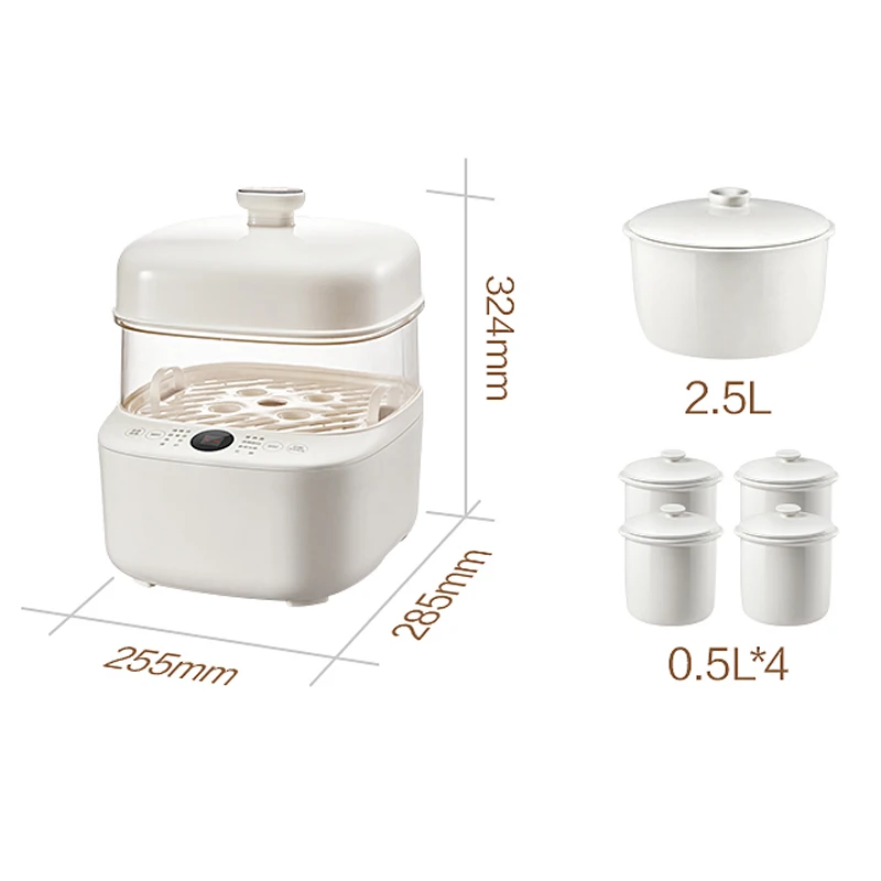 Electric Stew Pot Electric Steamer Stewed Household Porridge Artifact Bird's Nest Special Automatic Pot Cooker 220V