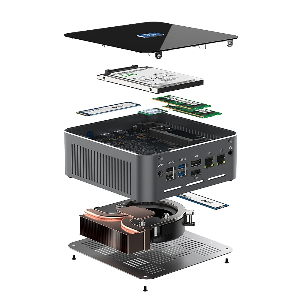 Мини-ПК 2025 i9-13900H i9 12900HK Настольный компьютер Windows 11 Pro (TPM2.0) DP/HDMI/двойной дисплей VESA для дома/бизнеса WiFi6E