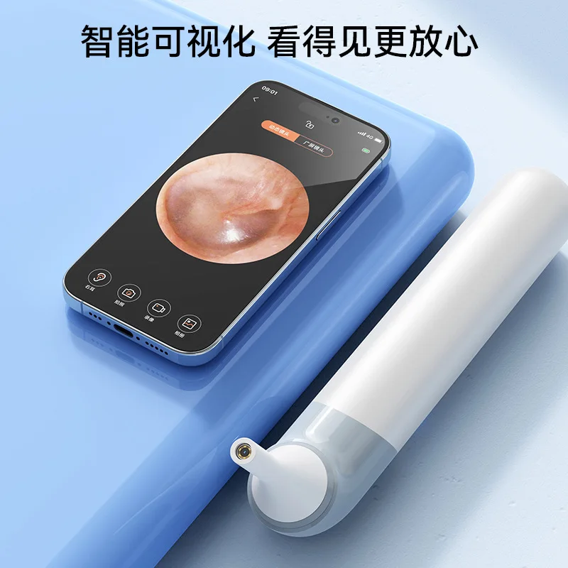 3.2MM 2MP Wifi Earpick Endoscope Camera Inspection Otoscope For Nose Skin Check Digital Microscope