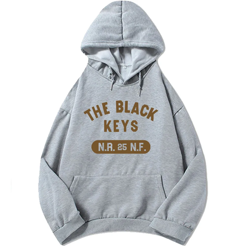 

The Black Keys NRNF Hoodies Long Sleeve Fleece Mens Hooded Sweatshirt Casual Unisex Streetwear Heavy Mental Fashion Sudaderas