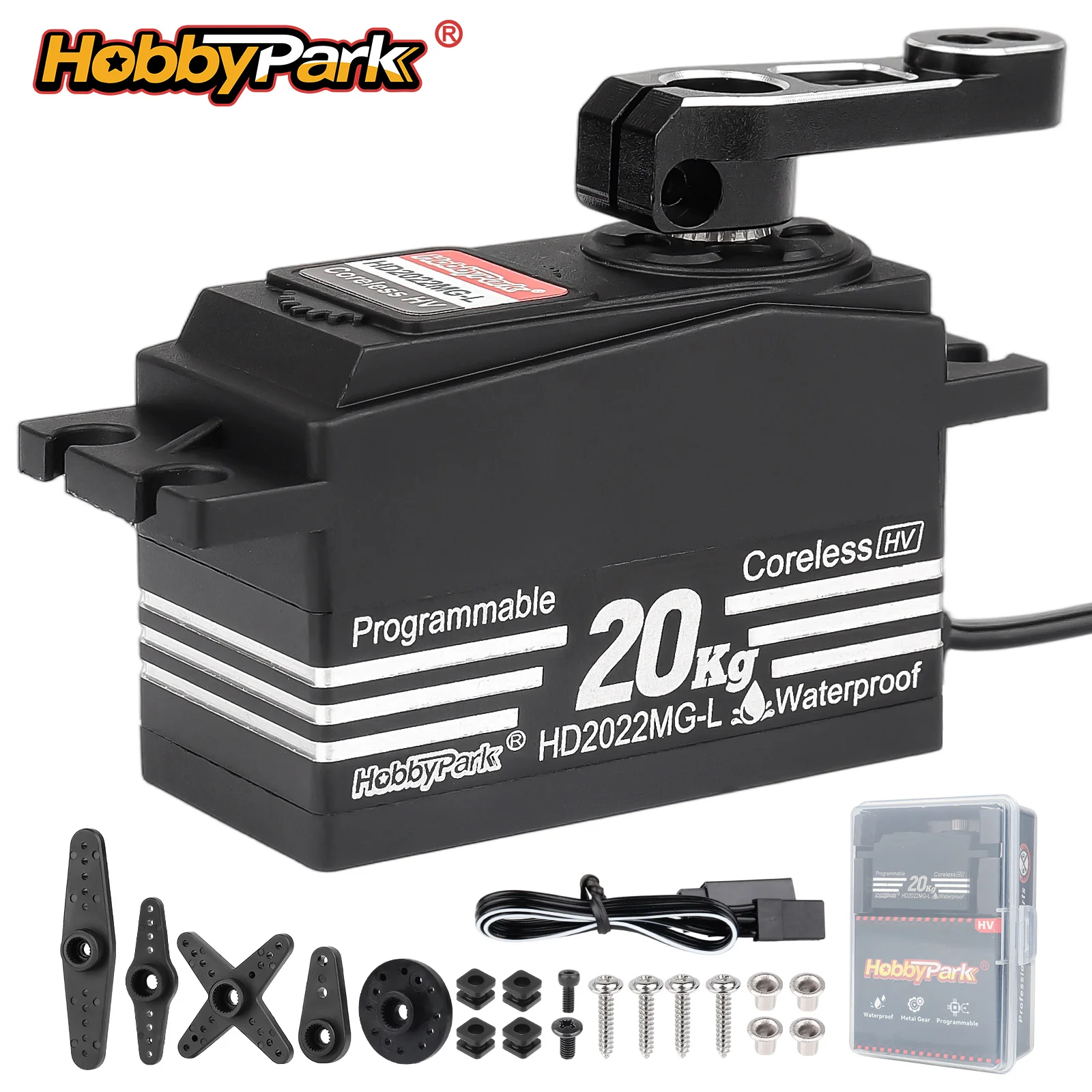 

Сервопривод HobbyPark Low Profile Servo 0.06sec, сверхбыстрый, 20 кг, для радиоуправляемых моделей 1/8 и 1/10, для дрифта и туринговых гонок