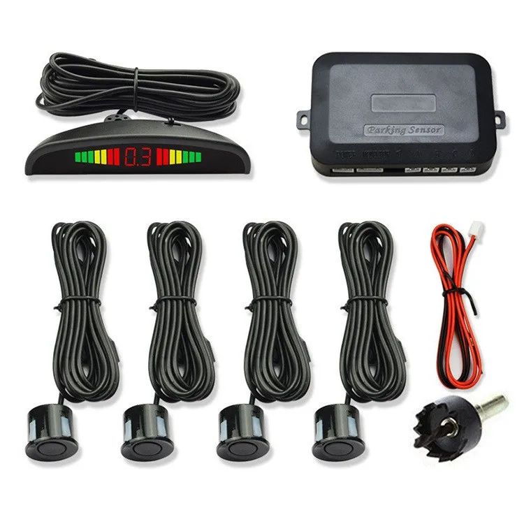

Car Reversing Radar/ Crescent Beep Led Display/ 4-Sensor Parking Radar Sensor Parking Intelligent System
