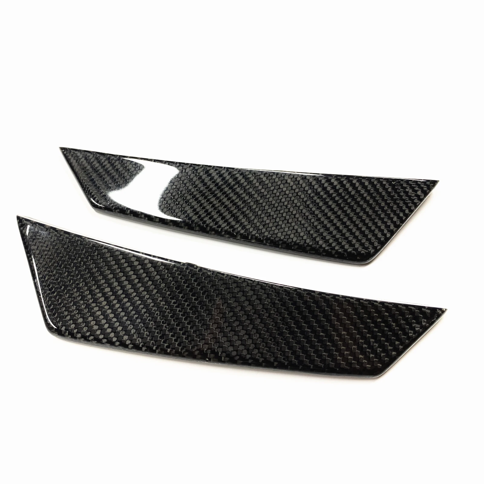 Carbon Fiber Car Front Air Vent Trim Splitter Side Spoiler Fender Canard For Audi R8 2 Door 2016 2017 2018 2019 2020