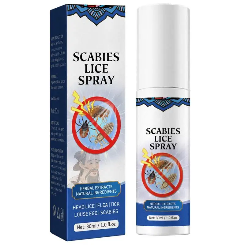 Lice Removal Spray 30ml Rid Lice Spray Lice Scaring Spray Hair Repel Lice Daily Lice Prevention Conditioning Spray for Kids