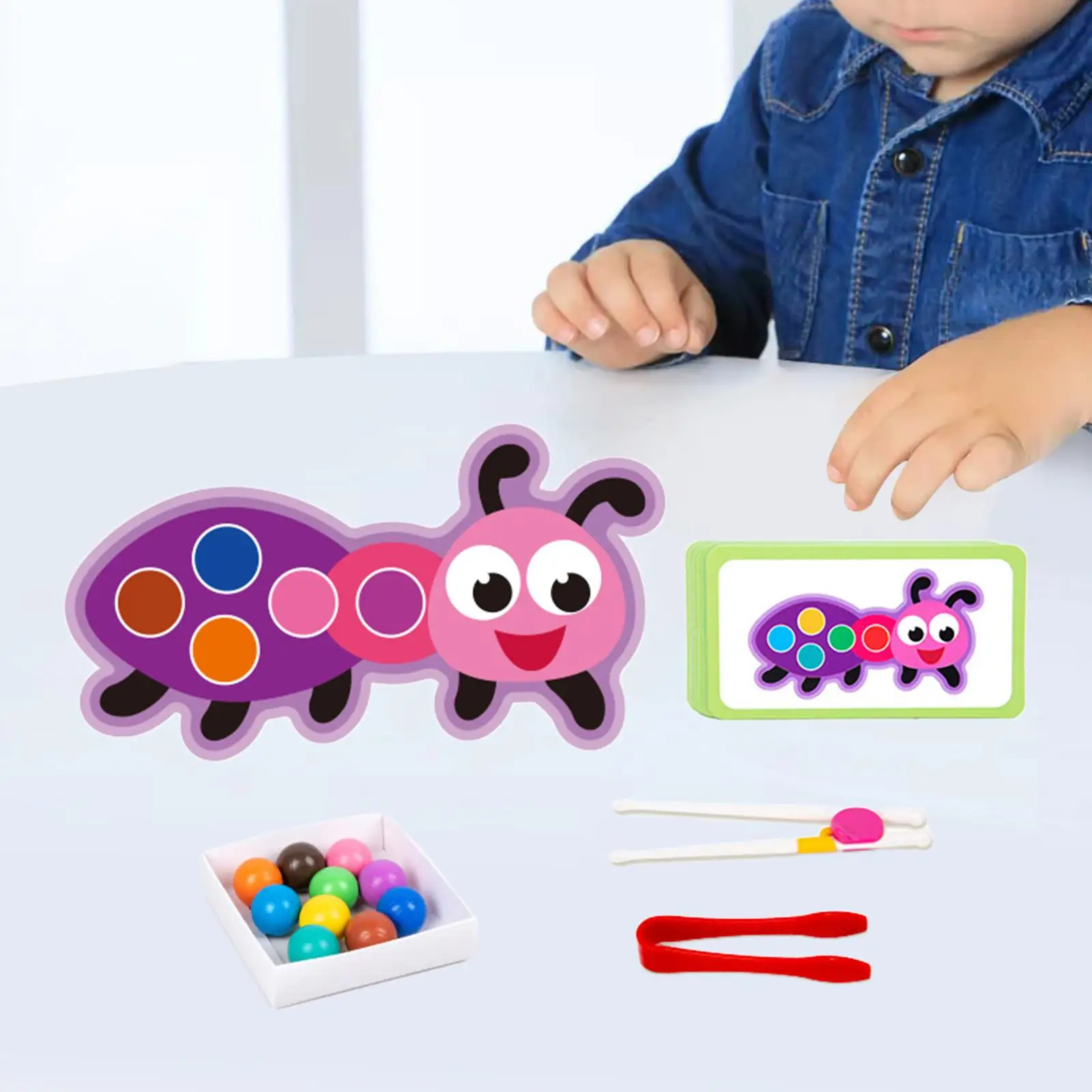 การนับเกมจับคู่สีSorting Board Fine Motor Skill BoardเกมMontessoriของเล่นสําหรับเด็กผู้หญิงเด็กของขวัญวันเกิด