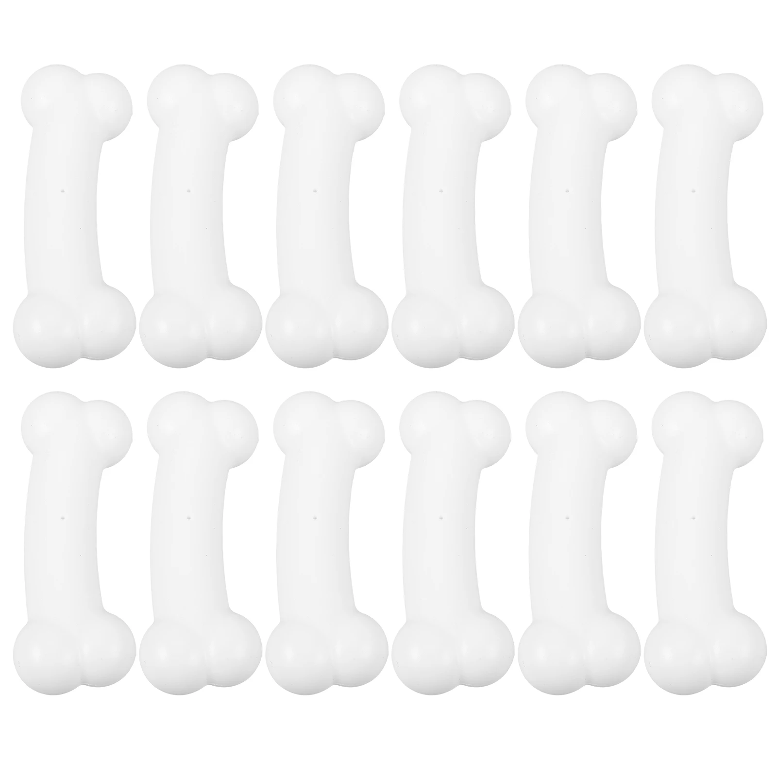 

50 Pcs Bones Simulated Props Fake for Halloween Household Dog Toys White