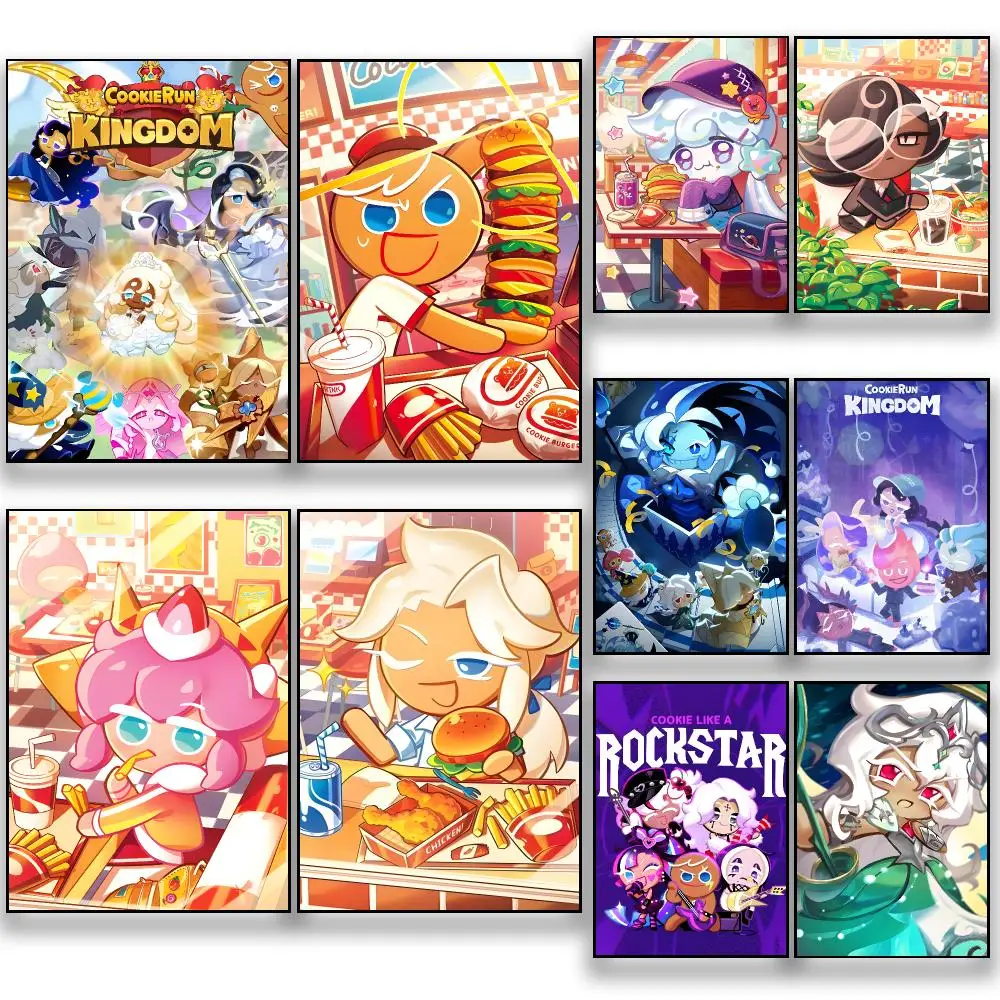 Game G-Gingerbread Kingdom Poster HD Removable Wall Art Gift Bedroom Lounge Dorm Office Gaming Cafe Bars
