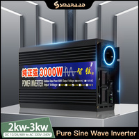 SMARAAD Pure Sine Wave Inverter Car Mini Voltage Transformer 2000W 3000W 4000W Solar Power DC 12V 24V To AC 220V 110V Converter