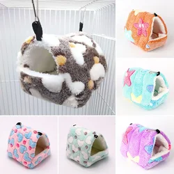 Colorful Comfortable Rabbit Squirrel Mini Cage Hamster House Small Animal Sleeping Bed Guinea Pig Nest Warm Small Animals Nest